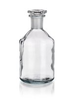 Steilbrustflasche, 250 ml, Kalksoda, Enghals, Klarglas...
