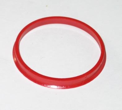 Ausgießring bis 180° C, PBT,  rot, GL 32