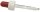 Pipettierverschluß weiß mit roter Gummikappe für 20 ml Flasche GL 18