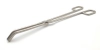 Tiegelzange, Edelstahl, einfach gebogen, 250 mm L.