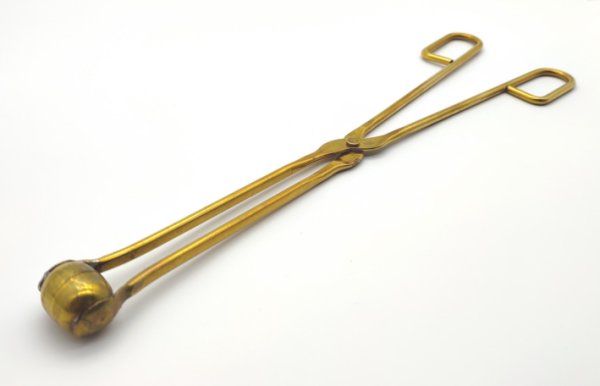 Natriumzange, Messing, 20 mm Schalen-Ø, 350 mm Länge