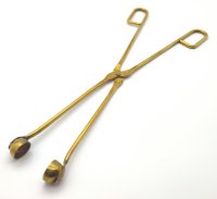 Natriumzange, Messing, 20 mm Schalen-Ø, 350 mm Länge