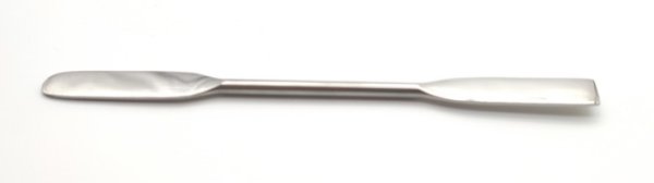 Doppelspatel, Edelstahl, 130 mm, 40*8 mm Blatt