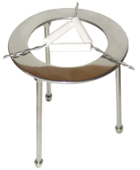 Drahtdreieck mit Tonrohr, 60 mm