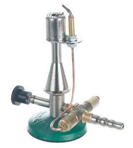 Sicherheitsbrenner 1300° C, Nadelventil, Themoelement, Luftregulierung, Zündflamme, Erdgas #7400S