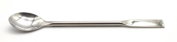 Spatellöffel, rostfrei, 210 mm Länge, 55*12 mm Blatt, 29*40 mm Löffel