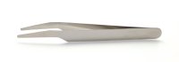 Federstahlpinzette, rostfrei, stumpf, 105 mm