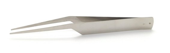 Federstahlpinzette, rostfrei, spitz, 105 mm