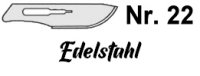 Skalpellklinge Nr. 22, für Griff Nr. 4 (Art....