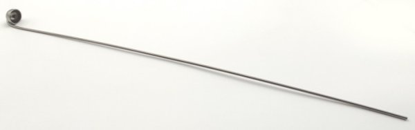 Phosphorlöffel, Edelstahl, langer Stiel, 450 mm Länge, 20 mm Kellen-Ø