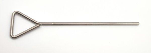 Trigalskispatel, Edelstahl, 195*40*4 mm Länge*Schenkel*Drahtstärke