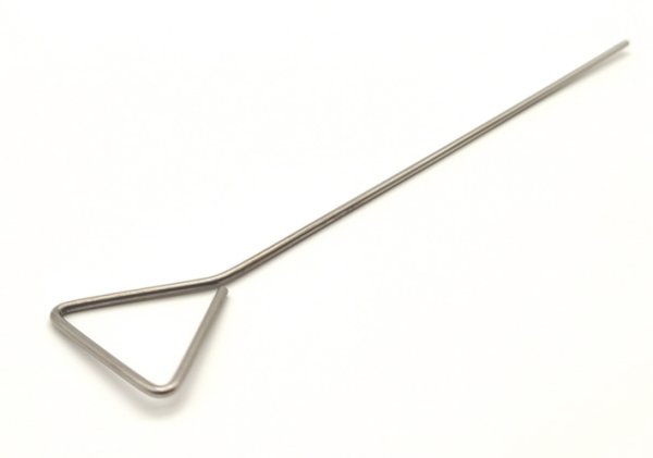 Trigalskispatel, Edelstahl, 165*30*2 mm Länge*Schenkel*Drahtstärke