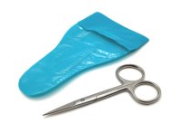 Iris-Schere, rostfrei, gerade, T-Form, mattierte...