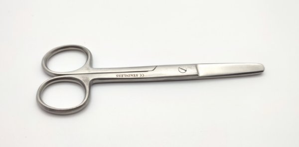 Verbandschere, rostfrei, stumpf-stumpf, 145 mm