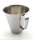 Meßbecher, graduiert, ohne Fuß, Edelstahl, 500 ml, 115*110 mm Ø*H