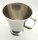 Meßbecher, graduiert, mit Fuß, Edelstahl, 2000 ml, 160*200 mm Ø*H