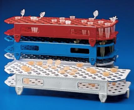 Mikroröhrchen-Gestell, 100 Plätze, blau #56304