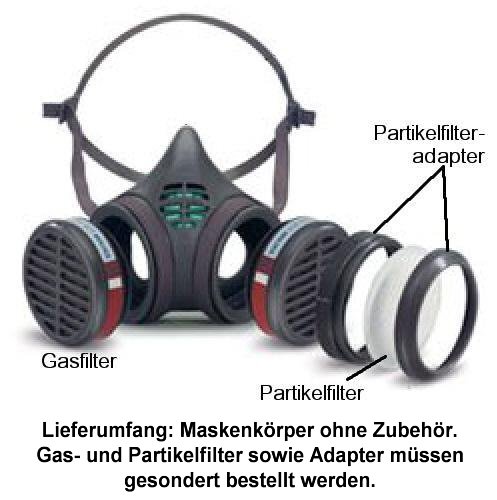 Moldex Atemschutzfilter Typ 8000 Maskenkörper, Größe L