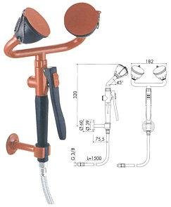HAD 2-45 Augendusche mit 2 Sprühköpfen, grün