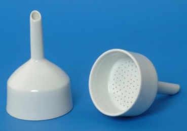 Büchnertrichter, Porzellan, 1000 ml, für Filterpapier Ø 150 mm, #237/7