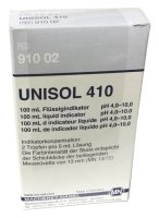 UNISOL 410 Flüssigindikator, pH 4-10, 100 ml Flasche...