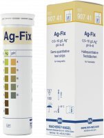 Ag-Fix zur Fixierbadkontrolle, 0-10 g/l Ag+, pH 4-8, 100 Teststäbchen/Dose, 6*95 mm #90741