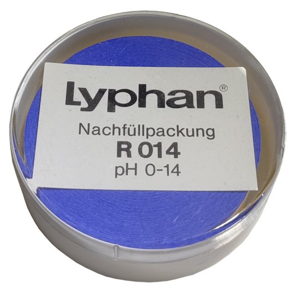LYPHAN Universal-Indikator pH 0-14, Ersatzrolle 6 m; 1 pH-Abstand