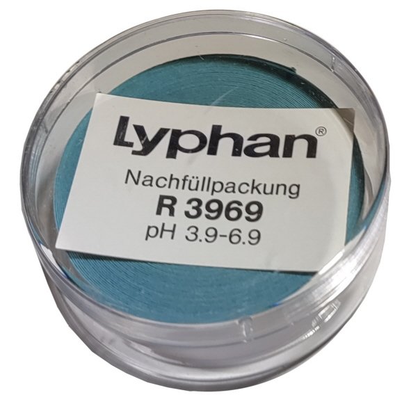 LYPHAN pH-Indikator 3,9-6,9 Ersatzrolle 6 m; 0,3 pH-Abstand