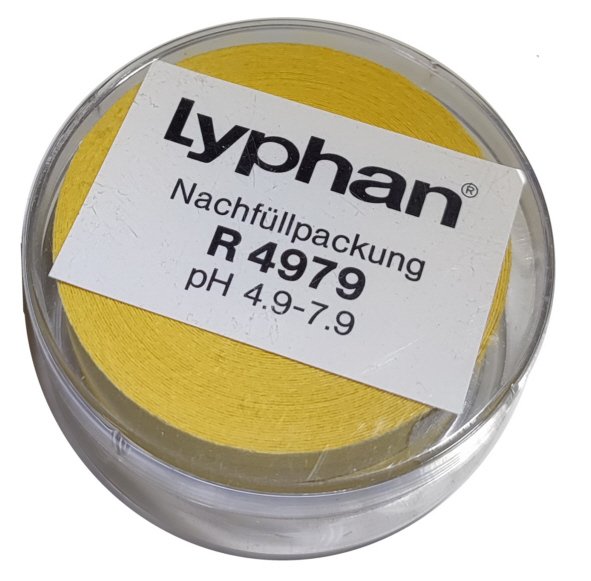 LYPHAN pH-Indikator 4,9-7,9 Ersatzrolle 6 m; 0,3 pH-Abstand