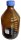 Laborflasche, Braunglas, Boro. 3.3, blauer Schraubverschluß, Ausgießring, 2000 ml, GL 45