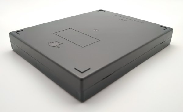 Aufbewahrungsbox für Objektträger, grau, für 100 St., 230*180*35 mm #278