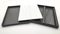 Aufbewahrungsbox für Objektträger, grau,...