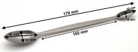 Apothekerlöffel, 170 mm L., Löffel 20x36 / 12x30 mm
