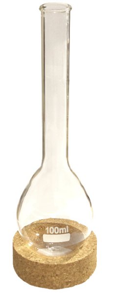Kjeldahl-Kolben mit Bördelrand, Boro 3.3, 100 ml