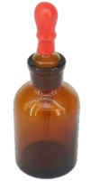 Rundschulter-Tropfflasche, 60 ml, Kalksoda, Enghals,...