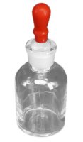 Rundschulter-Tropfflasche, 60 ml, Kalksoda, Enghals,...