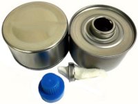 Spiritusbrenner Einfachtyp, Metall, Füllvolumen 50...