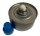 Spiritusbrenner Einfachtyp, Metall, Füllvolumen 50 ml, mit Kunststoffkappe + Docht, 60*20 mm D*H