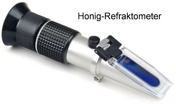 Hand-Refraktometer für Honig 3-in-1; 58-150 Brix-Skala, mit ATC, SET