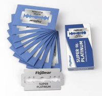 Super Platinum zweischneidige Rasierklingen, 43x22x0,1...