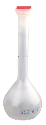 Meßkolben 250 ml, PP, mit NS 19/26 PP-Stopfen, Kl. B