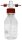 Gaswaschflasche nach Drechsel, 500 ml, GL 45 Schraubkappe (rot) mit Gaseinleitungsrohr