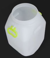 26 Liter HDPE-Faß mit Deckel und Griffen,...