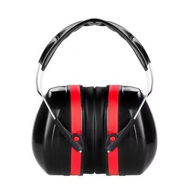 CLAMOR III Kapselgehörschutz schwarz/rot, SNR 30 dB