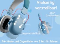 JUNIOR Kapselgehörschutz, hellblau, SNR 26 dB