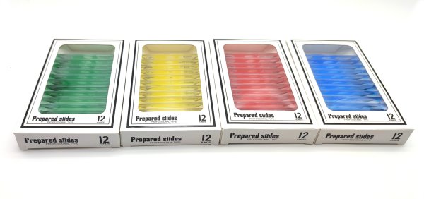 Dauerpräparate-Set MAXI; 4 Themen x 12 Präparate