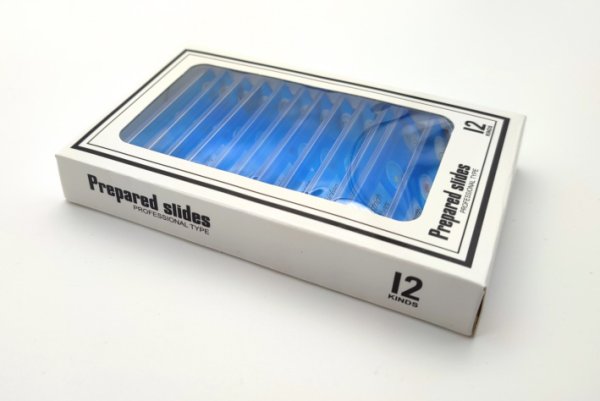 Dauerpräparate-Set >BLAU< Tiere, 12 Präparate